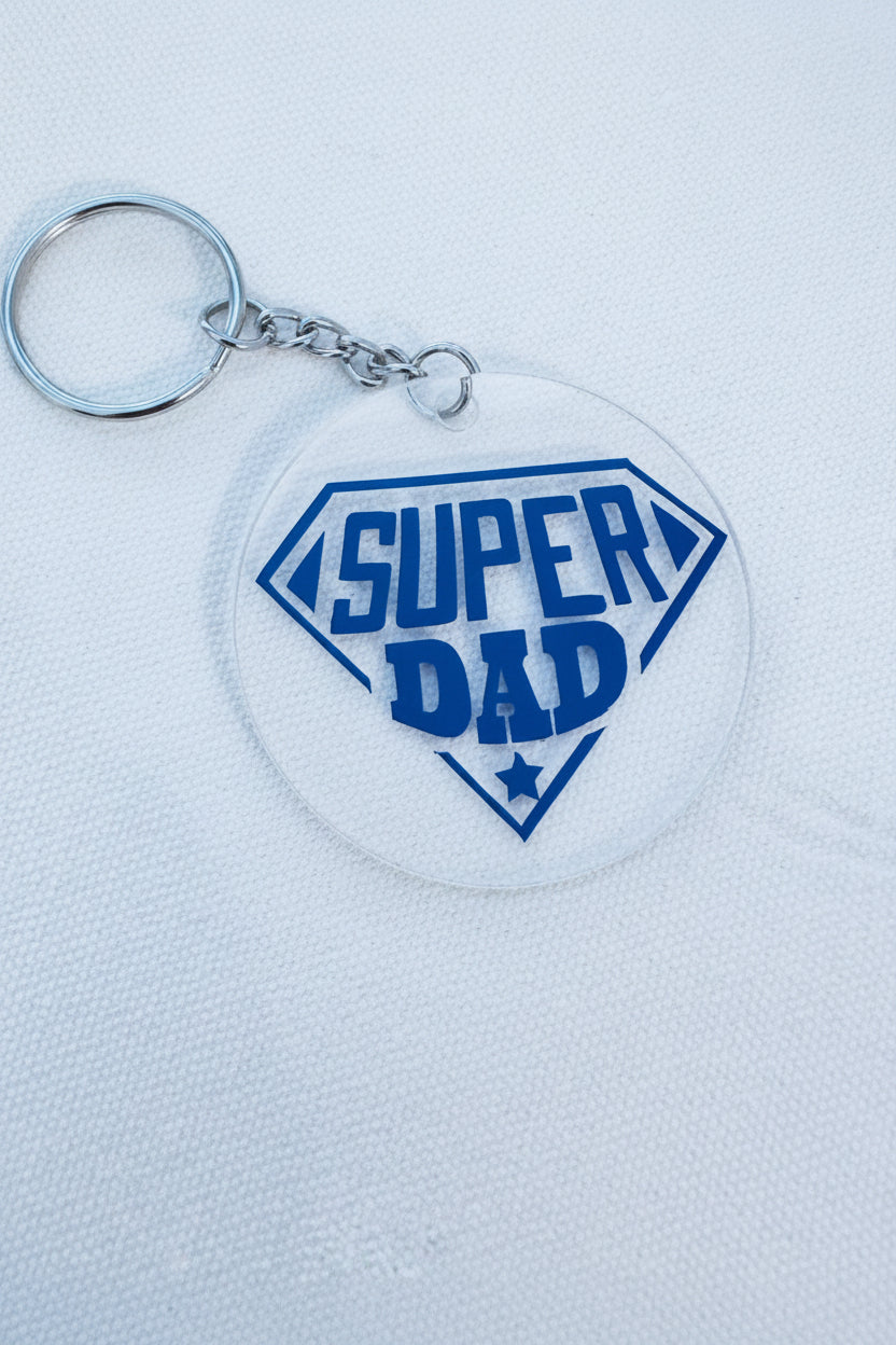 Super Dad Keychain